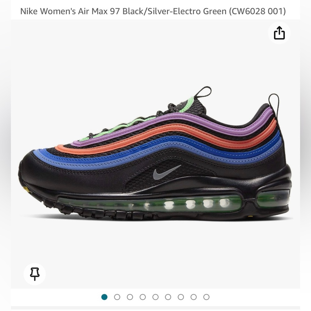 Nike air max ‘97 Black/Silver Electro green